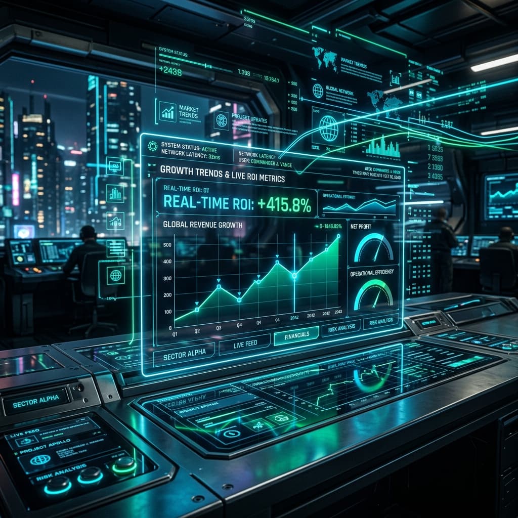 Giao diện Dashboard chỉ số