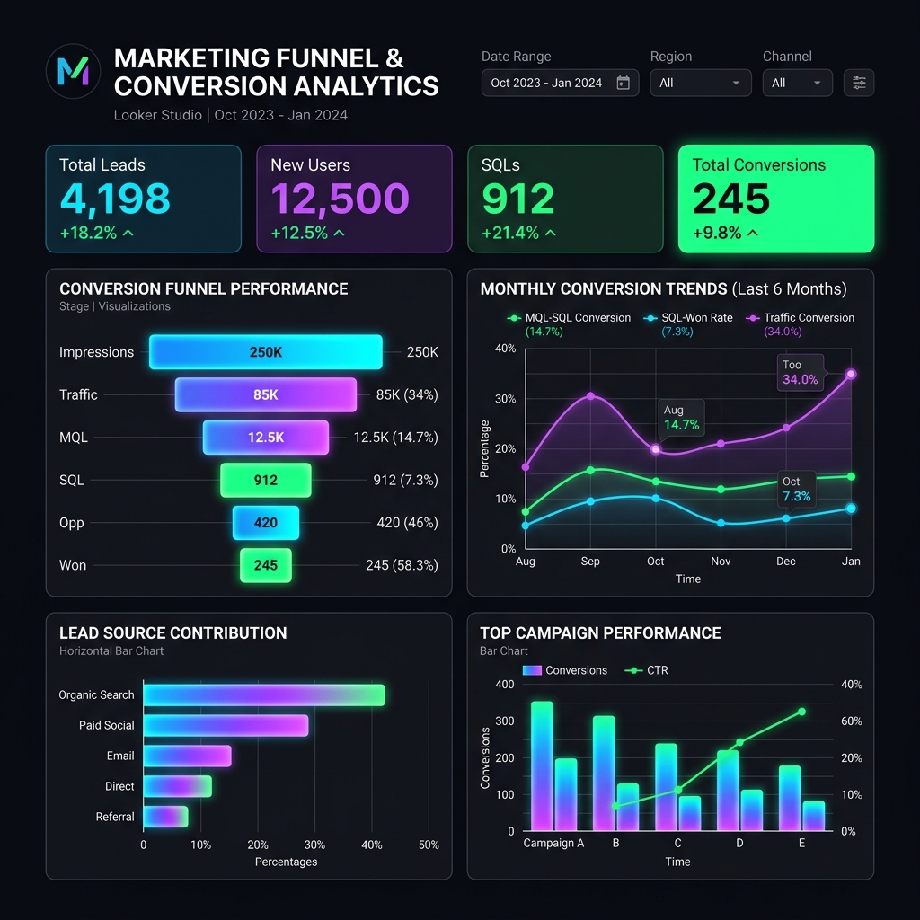 Báo cáo Meta Ads Manager & Looker Studio